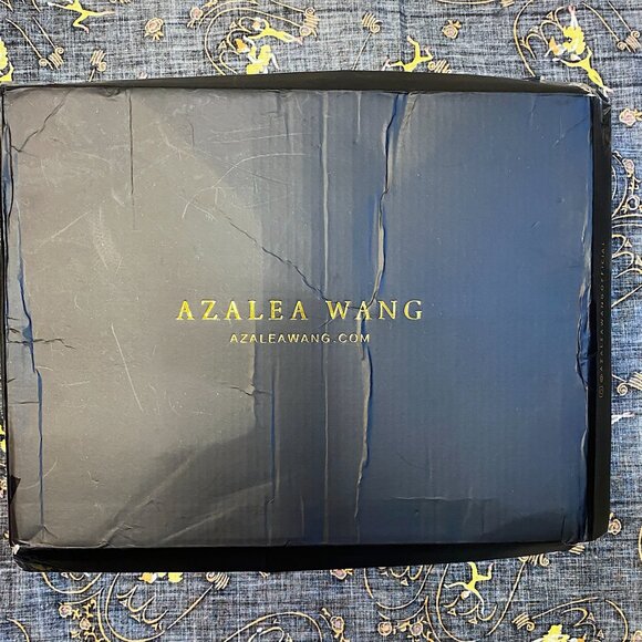 AKIRA AZALEA WANG MINNA BLACK FAUX FUR PLATFORM SANDALS SIZE 10 - Picture 3 of 10